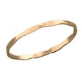 thumbnail image 2 of 14k Gold Filled 1mm Thin Faceted Plain Band Midi Toe Ring Size 4.5, 2 of 3