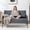 Dark Gray, variant on 50" Loveseat Sofa for Living Room, Modern Comfy Chenille 2-Seater Couches with Throw Pillows and Metal Frame for Small Spaces/Apartment/Dorm/Office, Light Gray