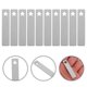 thumbnail image 1 of WASHWEPE 50Ud Etiquetas De Acero Inoxidable Para Manualidades Con Superficie Pulida Y Resistente, 1 of 6