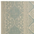 thumbnail image 3 of SAFAVIEH Beach House Justine Geometric Indoor/Outdoor Area Rug, Cream/Aqua, 9' x 12', 3 of 5