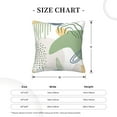 thumbnail image 4 of Square Throw Pillow Covers with Core, Colorful Abstract Graffiti Pillows for Sofa Beds, 18"x18", 4 of 9