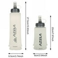 thumbnail image 2 of Foldable TPU Hydration Flask Water Bottle for Running Cycling Hiking Outdoor Sports and Fitness Activities, 2 of 4