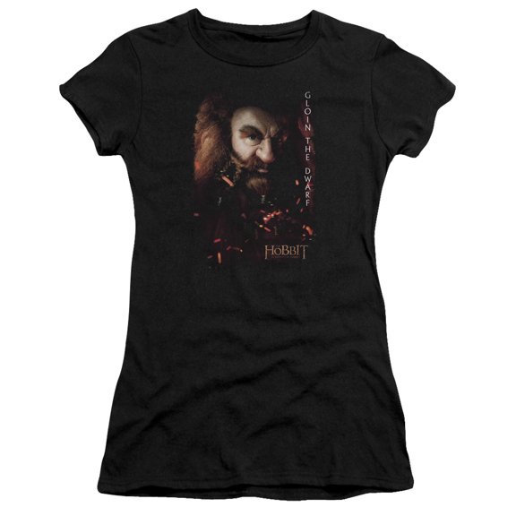 The Hobbit - Gloin Poster - Juniors Teen Girls Cap Sleeve Shirt - Small