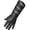 Left Hand - Black Glove, variant on Real Sheepskin Leather Sky Gauntlet Costume Glove - Cosplay Gloves Brown Left Hand (L)