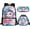 Axolotl Astronaut, variant on Panda Mushroom School Backpack for Girls 8-12 Lightweight Girls Bookbag with Lunch Box and Pencil Case 3 In 1 Kids Back to School Gifts