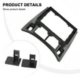 thumbnail image 5 of ZHIMAO For TOYOTA For YARIS For Platz 2008-2011 Dash Panel 2 Din Head Unit Radio Fascia ABS Black/silver Auto Acesssories Black, 5 of 9