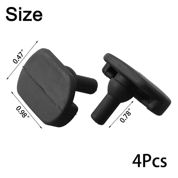 4/8Pcs Air Fryer Bumpers 1.0*0.7*0.3 Inch Silica Gel Tip Replacement For Gourmia Gaf652 Gaf716 Gaf778 Gaf798 Gaf826 Gaf838 Gaf85