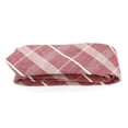 thumbnail image 2 of Men's Cotton Skinny Necktie Washed Texture Checkered Pattern - 2 1/2" Width, 2 of 2