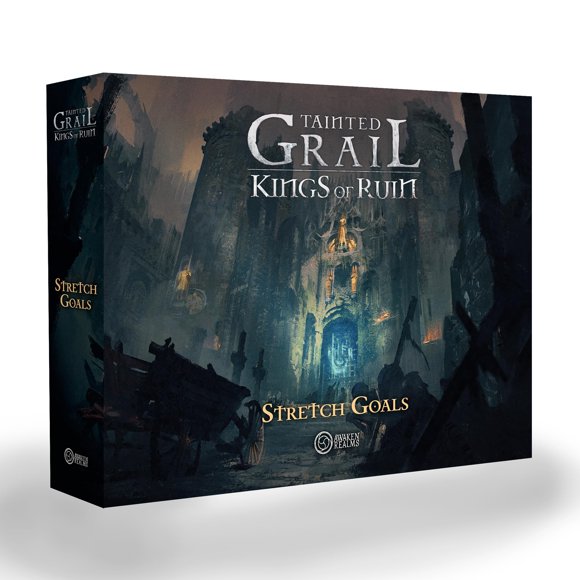 Awaken Realms Tainted Grail: Kings of Ruin Board Game Stretch Goals Expansion - Unlock Additional Adventures and Enhancements! Ages 14+, 1-4 Players,