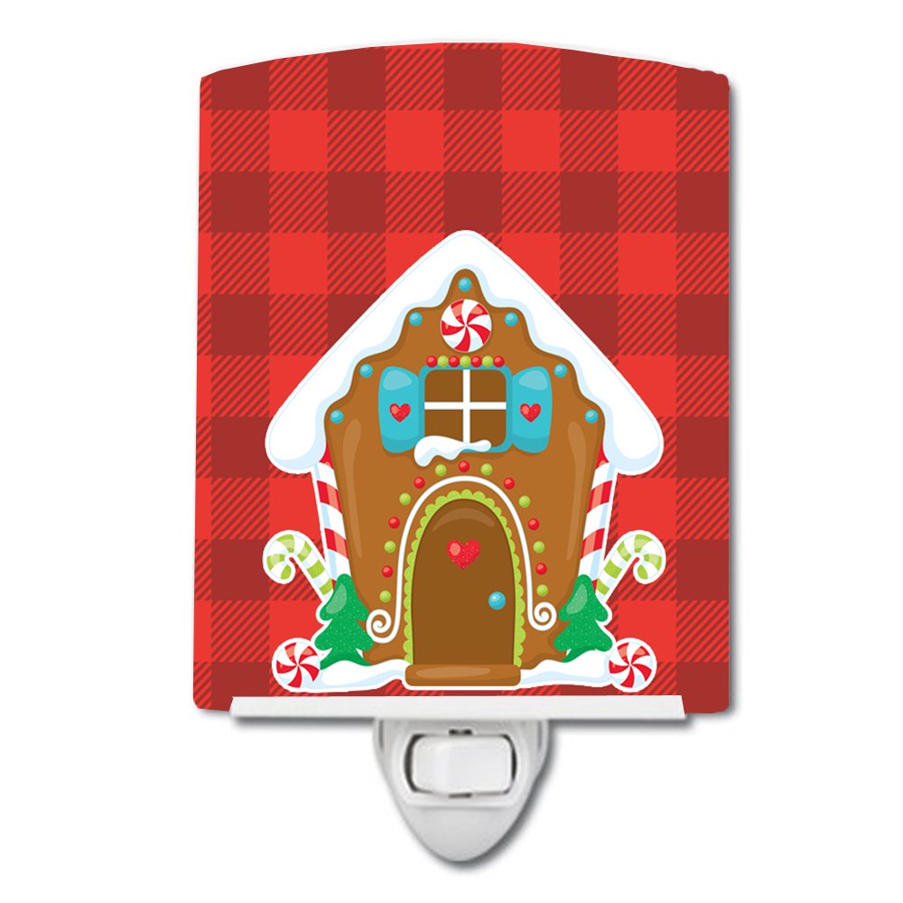 Christmas Gingerbread House Ceramic Night Light - Walmart.com - Walmart.com