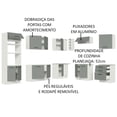 thumbnail image 3 of Cocina Integral Completa Modular Madesa Agata 479cm BG 01, 3 of 4