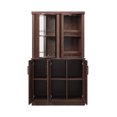 thumbnail image 5 of Home Source Jill Zarin Home Bar Cabinet Rotating Wine Rack Mahogany, 5 of 5