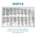 thumbnail image 2 of 360 Pieces/Set Stainless Steel Watch Band Band Spring Spring Bars Replacement 6-23mm Strap Links Replacing Parts Wristwatch Maintenance, 2 of 7