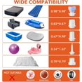 thumbnail image 2 of czcpp-Portable Inflator and Deflator Pump for Air Mattresses, Inflatables, and Vacuum Bags – Battery Powered, Rechargeable Mini Air Pump with USB Charging, Cordless, Fast Inflation for Pool Floats, 2 of 4