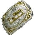 thumbnail image 3 of Moranse Religion Cross Cowboy Kneeling Prayer And Horse Design Belt Buckles, 3 of 6