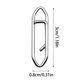 thumbnail image 3 of Clips Rápidos 10 Unidades De Clips Rápidos Para Pesca. Clip Rápido De Acero Inoxidable Para Pesca. Conector De Cambio Rápido. Enganche Rápido Para Señuelos., 3 of 4