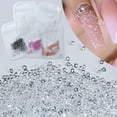 thumbnail image 4 of opvise 1440Pcs/Set Nail Rhinestone Irregular Shape DIY 3D Effect Beads Fake Crystal Tiny Balls Charms for Manicure, 4 of 8