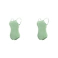 thumbnail image 2 of Sonducket Traje de baile Leotardo de ballet Traje de baile Mano de obra Forma del cuerpo Transpirable Entrepierna cerrada Ropa de gimnasia Verde Verde SG 2piezas, 2 of 6