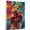 Airedale Terrier, variant on Chihuahua Dog Playing Boxing Stretched Canvas Size 8x12 – Vintage Style Chihuahua Dog Art for Boxing Fans, Great Gift for Dog Owners