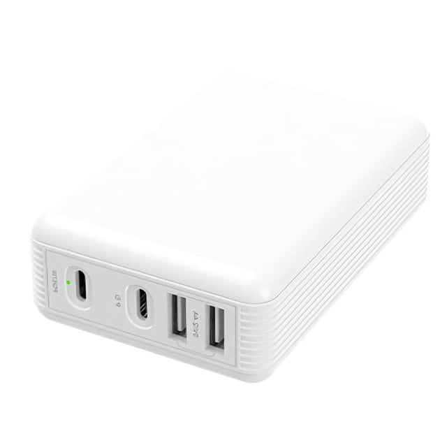 Cargador Rápido De Gran Potencia De 100 W Cargador Portátil De 4 Puertos Con Entrega De Energía Estación De Carga Usb Para Computadora Portátil Teléfono Tablet Para Oficina En Casa Methold EL014101-02