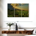 thumbnail image 3 of Elephant Stock South Of France Vineyard Wall Art - Horizontal Multi Panel Canvas - Living Room Wall Decor - Nature Multi Panel - Green And Brown Decor - 38" x 24", 3 of 8