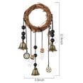 thumbnail image 2 of Home Outdoor Garden Decor Wind Chime Witch Bells Clear Negative Energy for Door Knob Hanger, 2 of 9