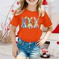 thumbnail image 2 of Xuewenshw Hauts d'Été pour Enfants Manches Pétales Col Rond Décontracté T-Shirts Unis Graphiques pour Tout-Petits, 2 of 4