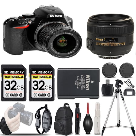 Nikon D3500 DSLR Camera with 18-55mm Lens +50mm f/1.4G Lens -LOADED KIT