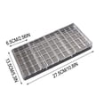 thumbnail image 3 of Moules à Chocolat en Plastique Transparent, Outil de Cuisson à 4 Compartiments pour la Fabrication de Bonbons, Moules Réutilisables de Qualité Alimentaire, 10.8 Pouces x 5.3 Pouces x 0.9 Pouces, Blanc, QFL, 3 of 9