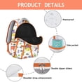 thumbnail image 4 of "Dinosaur Themed High School Backpack - Durable School Backpack for Teens, Water-Resistant Laptop Backpack with Multiple Compartments, Comfortable Fit", 4 of 6