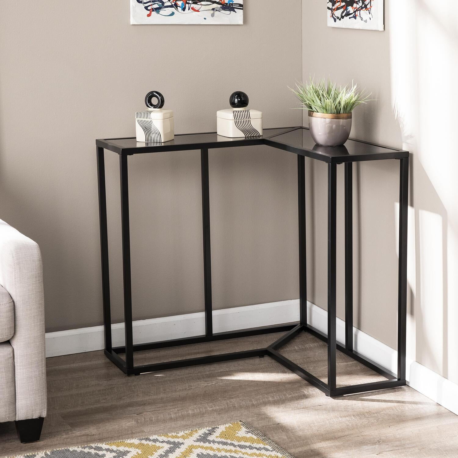 SEI Jipa Contemporary Wrap Around Console Table