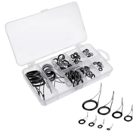 70Pcs Rod s Saltwater Fishing Pole Eye Stainless