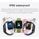 thumbnail image 4 of Reloj inteligente súper delgado de pantalla completa de 1.7 pulgadas, reloj inteligente a prueba de agua, reloj de seguimiento deportivo con salud, deportes, monitor de sueño, conteo de pasos Adepaton LRWJ524-7, 4 of 9