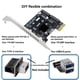 thumbnail image 3 of Tarjeta de Expansión PCI-e A USB 3.0 de 5 Gbps, Tarjeta PCI Express con Conector de 19/20 Pines para Adaptador de Montaje en Panel Frontal Tipo C., 3 of 8