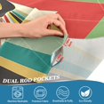 thumbnail image 5 of Yayeee Kitchen Curtains Tier Set of 2 Light Filtering 57"x24" Over Sink Window Panels, Colorful Cat, 5 of 7