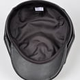 thumbnail image 4 of Man Genuine Leather Newsboy Cap Women Winter Baseball Caps Gatsby New Painter Hats Black Color ,Soft Feel, 4 of 6