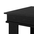 thumbnail image 3 of Spacious Farmhouse Dining Table for 6-8 – 71'' Long Rectangular Wooden Kitchen Table – Sturdy Frame – Rustic Black Finish – Perfect for Home, Restaurant, Apartment – Black, 3 of 8