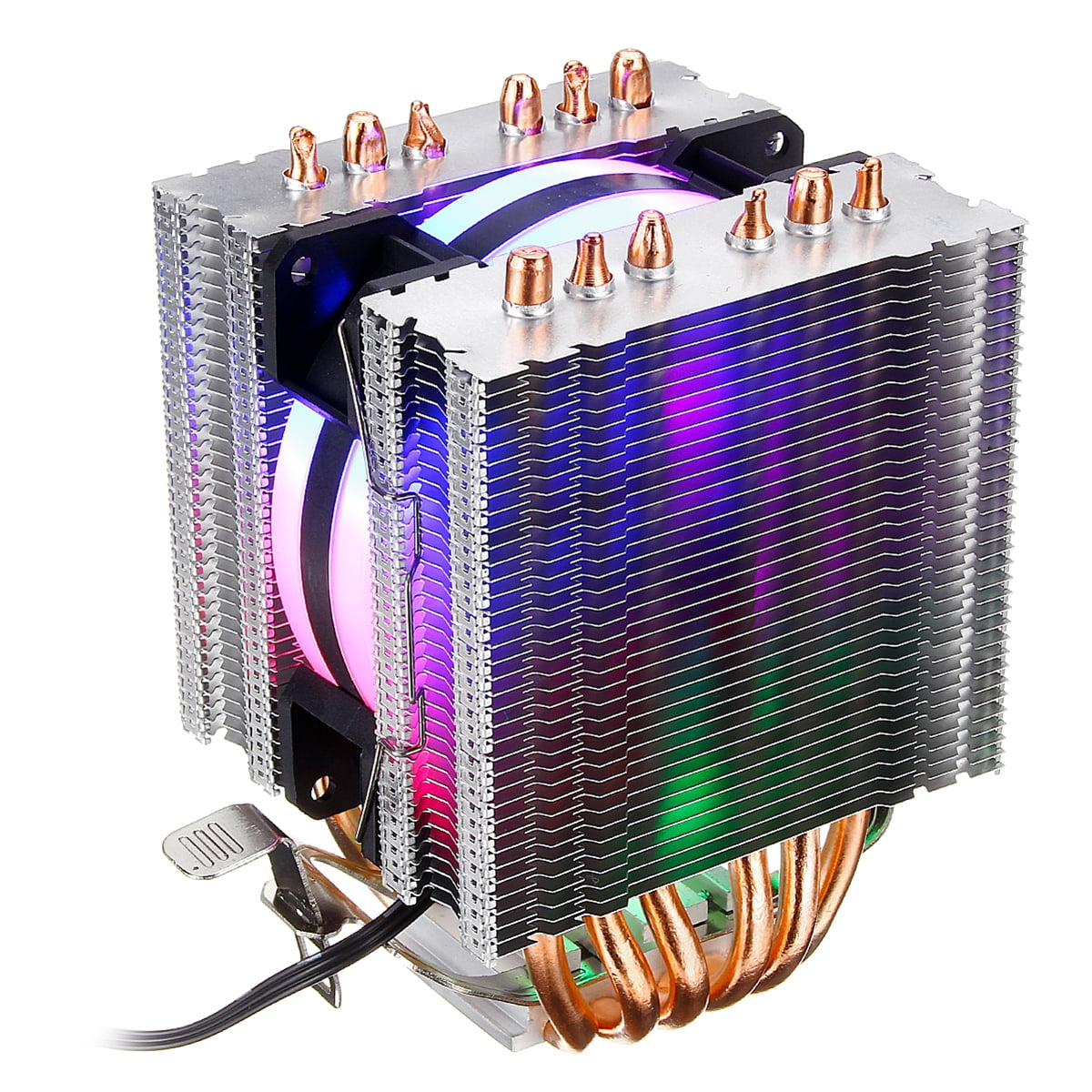 6 Heatpipe CPU Cooler PC RGB Cooling Fan Heatsink For LGA 775 1151 1155 1156 UK Walmart Canada