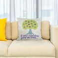 thumbnail image 2 of 3drose, If Only Cupcakes on Trees Funny Cupcake Lover Saying, 16x16 inch Pillow Case, 2 of 5