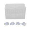 thumbnail image 1 of Caja de cría de peces de acrílico de alta transparencia, tanque incubador con ventosas para crías de camarones y peces payaso, 14 x 8 x 9 cm (5,5 x 3,1 x 3,5 pulgadas)., 1 of 14