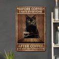 thumbnail image 3 of Placa Metal Vintage Cgtredaw Pintura Hierro Rectangular Gato Arte Pared Bar 20x30cm, 3 of 9
