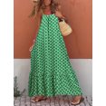thumbnail image 2 of Kishawna Womens Boho Floral Puff Sleeve Tiered Maxi Dress Long Dresses, 2 of 5