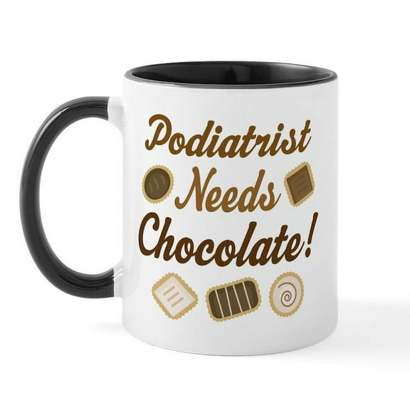 CafePress - Podiatrist Chocolate Gift Mug - 11 oz Ceramic Mug - Novelty Coffee Tea Cup