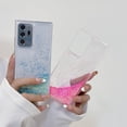 thumbnail image 6 of Compatible with Samsung Galaxy S24 Plus Bling Case Glow in The Dark Sparkle Flowing Quicksand Light up Case Women Girls Girly Soft TPU Bumper Shockproof Translucent Phone Cover, Pink, 6 of 12