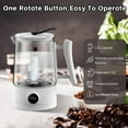 thumbnail image 2 of 1.5L Glass Hydrogen Generator Water Kettle,Hydrogen Rich Water Kettle,Water Ionizer with SPE PEM Technology Alkaline Ionizer Generator Electrolysis Generator Hydrogen Content up to 2300 PPB, 2 of 7