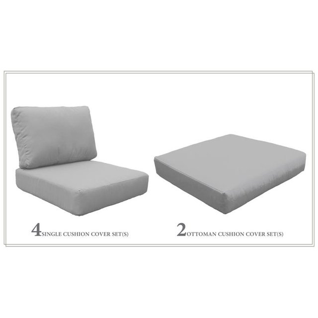 Coussin Haut pour MIAMI-07b en Gris