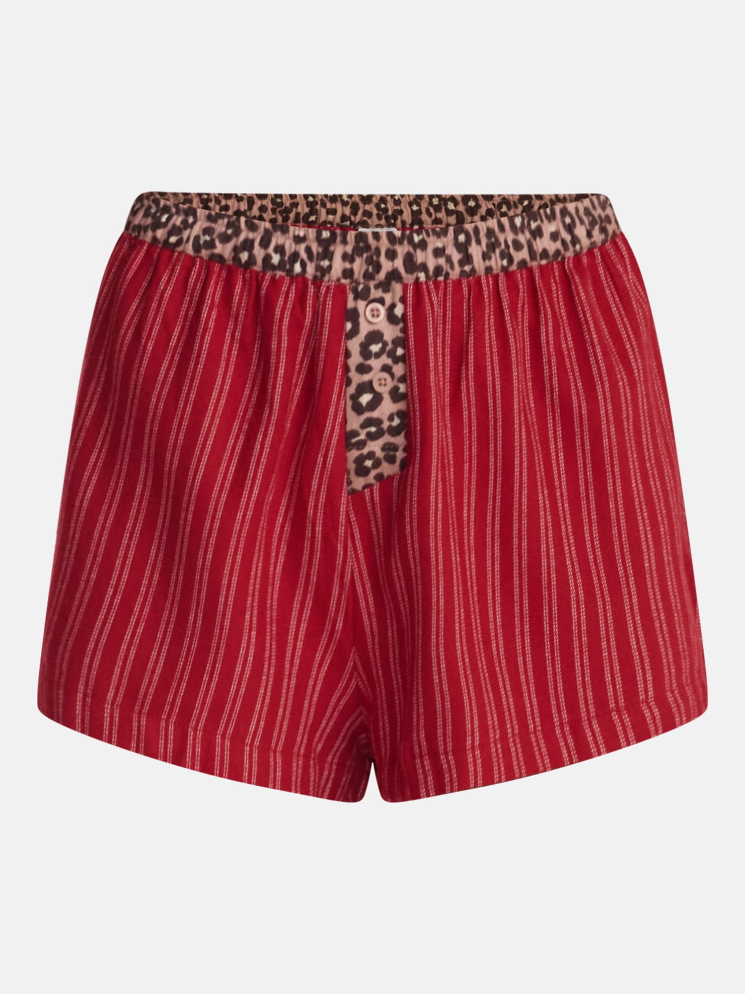 No Boundaries Print Boxer Sleep Shorts, 3" Inseam, Women's XS-XXL