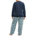 thumbnail image 3 of Mayfair Women's and Women's Plus Minky Fleece 2-Piece Pajama Set, 3 of 3