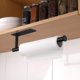 thumbnail image 2 of (Negro) Soporte para toallas de papel debajo del gabinete, soporte para toallas de papel para cocina, gabinete autoadhesivo montado en la pared, soporte para toallas de papel para debajo del gabinet, 2 of 5