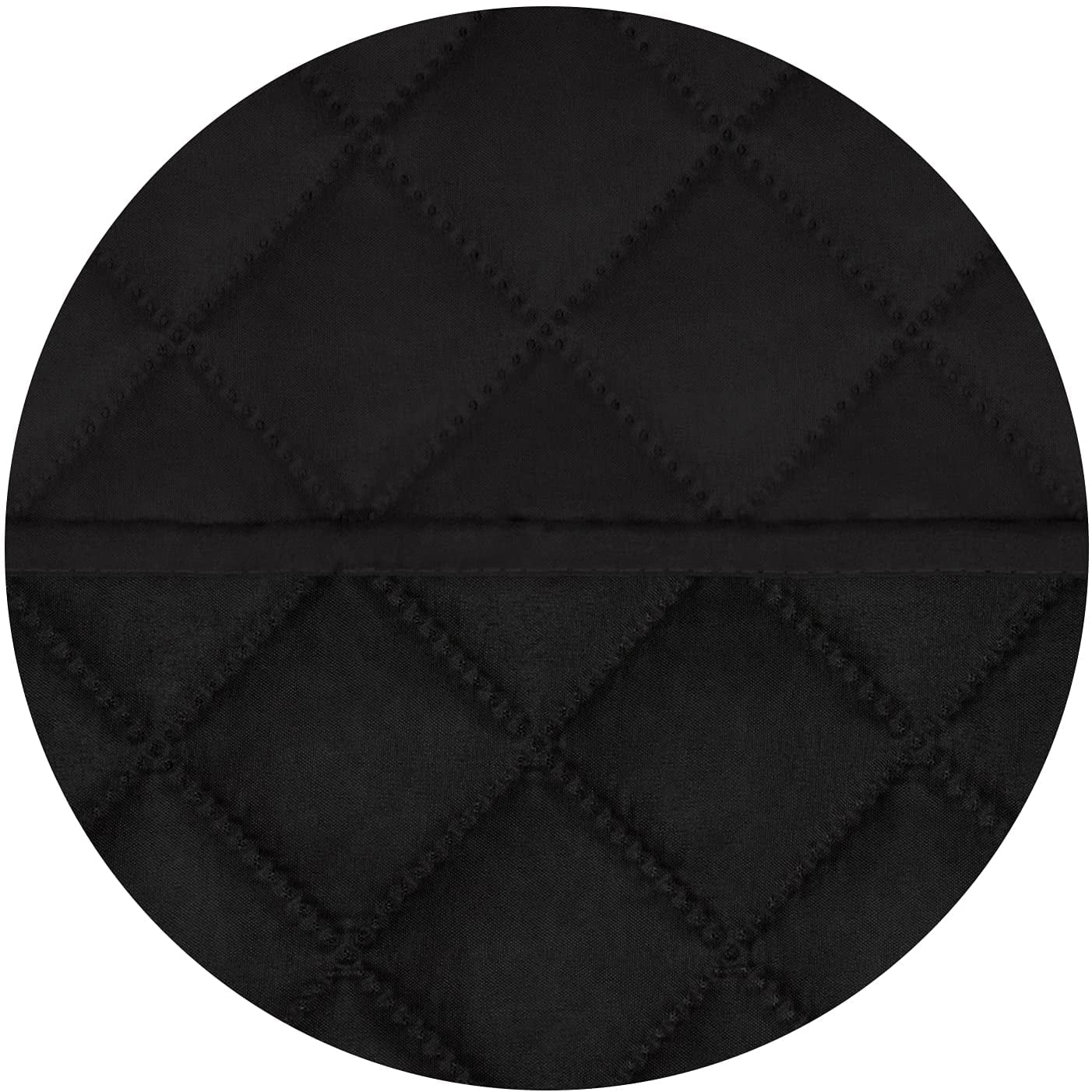 Reversible Quilted Sofa Cover, Water Resistant Slipcover Furniture Protector, Washable Couch Cover with Non Slip and Elastic Straps for Kids, Pets (Oversized Sofa, Black/Black)